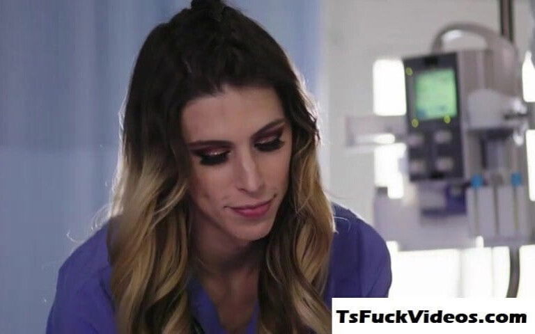 Busty Shemale Nurse Licked Analed