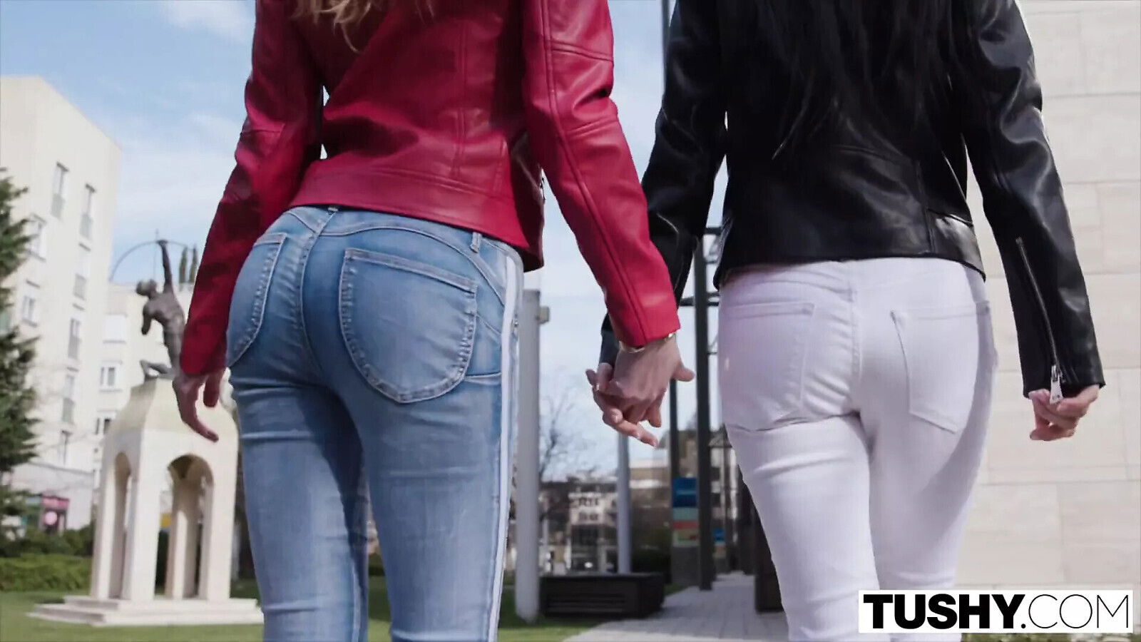 TUSHY Couple find their perfect match threesome