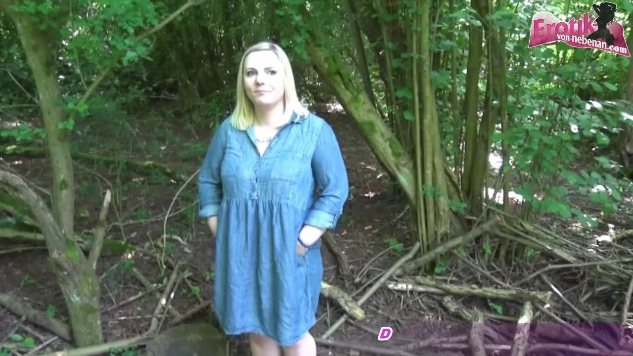 German chubby teen public pick threesome