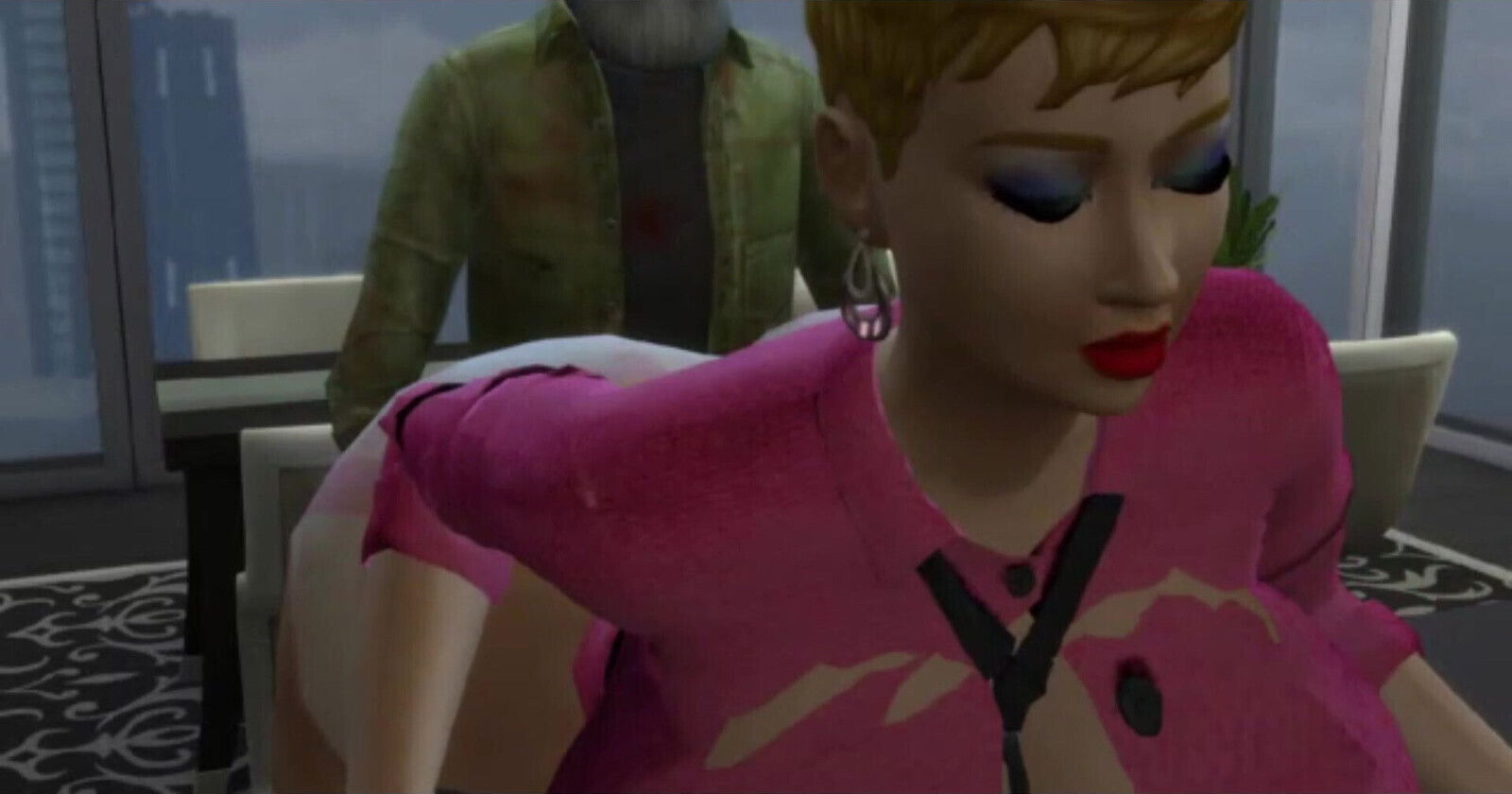 Black Janitor Fucks Blonde Reporter