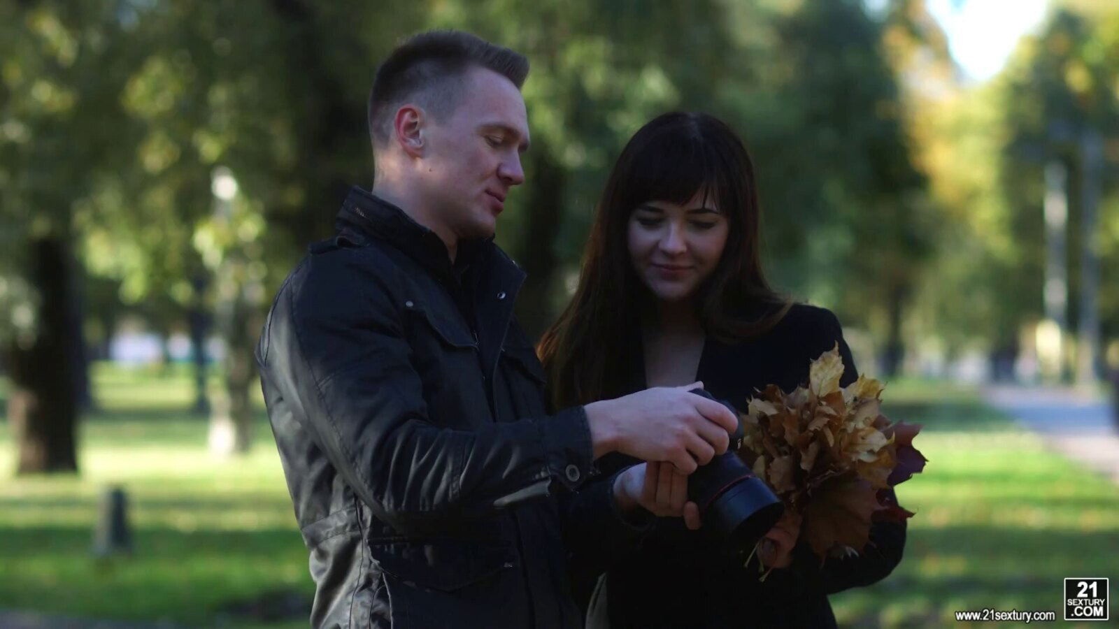 Balls deep pussy fucking sofa with Katty Blessed