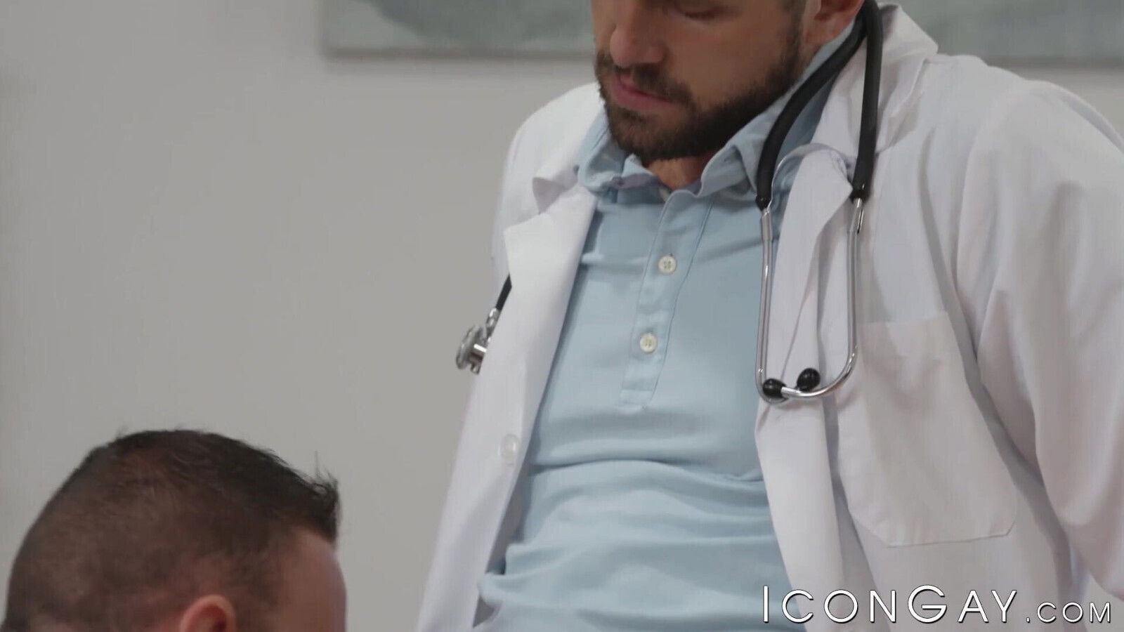 Tattooed doctor Wesley Woods drilled fellow Michael Roman