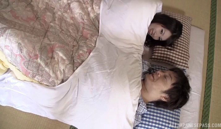 Sexy Asian girlfriend Rina Yoshiguchi moans while having