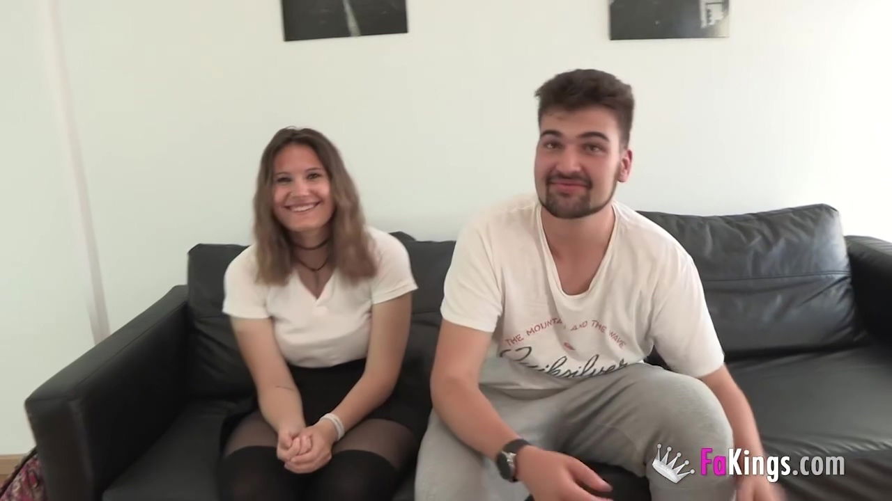 Patricia Colegiala giving blowjob best friend getting fucked from back