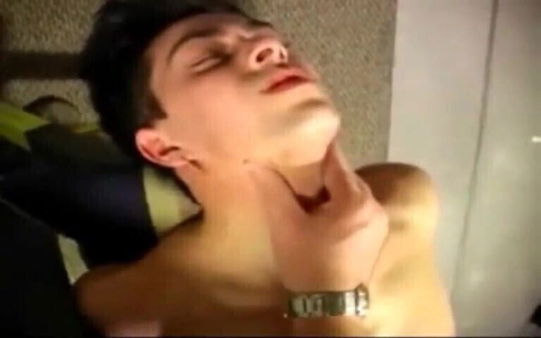 Bound gets abused milked