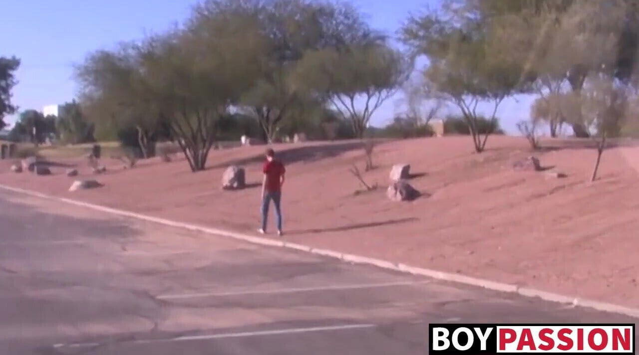 Naughty twink Timo Garrett licking