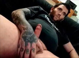 Handsome tattooed bear 230920