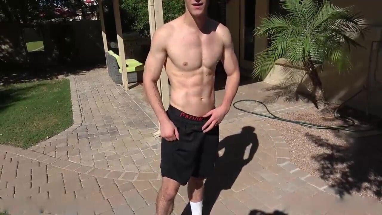 Blonde Jock Cooper Jerks Uncut