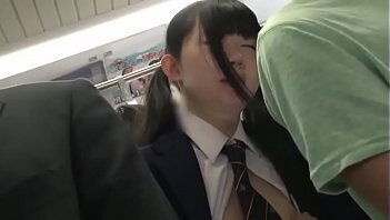 Teen Japanese Schoolgirls Being Molested