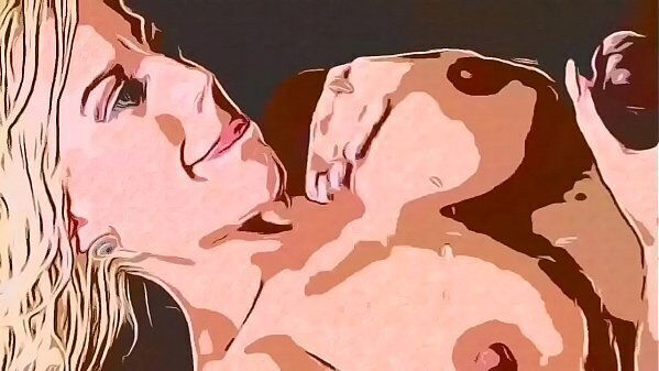 BLACK ENJOYED BLONDE BUSTY