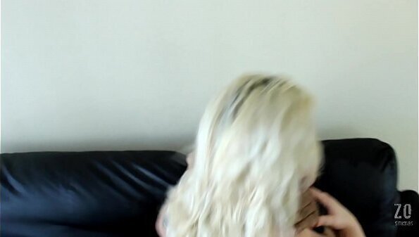 Tattooed Blonde Fucks Black