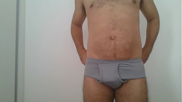 Cueca cinza macho