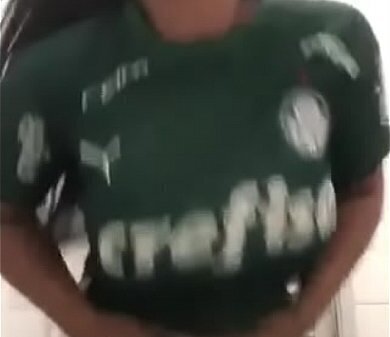 Carol Safada palmeirense fica peladinha posto combust&iacute_vel