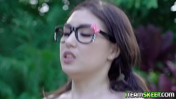 Logan Lucky fucks Mina Moons tight pussy from below