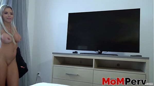 Busty blonde stepmom desires stepsons