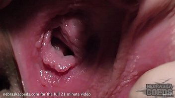 teen sabrina strip tease then brutal huge dildo phat