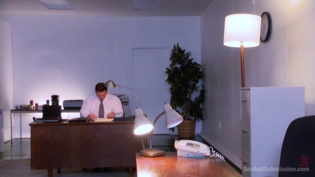 John Strong & Seth Gamble & Layla Price in Submissive Secretary Does Double Penetration Duty - SexAndSubmission