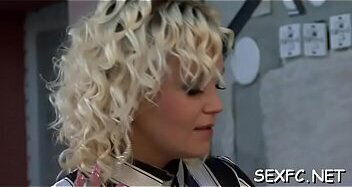 Topnotch Celine Noiret caresses herself