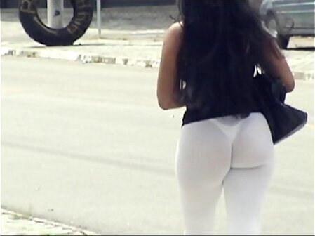 Cal&ccedil_a Transparente Mostrando Calcinha Ponto &Ocirc_nibus