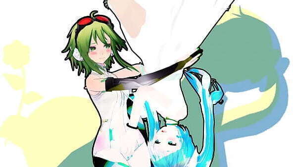 【GUMI＆MIKU　MMD】　Get pregnant before ovulate!　【VOCALOID】