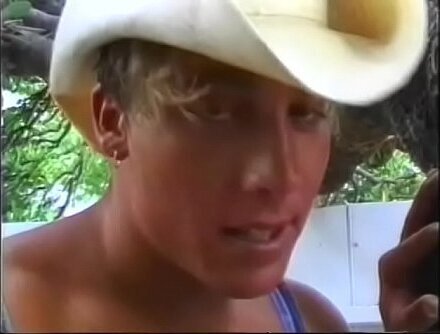 Darkhaired body queen Tanner Reeves proposed handsome Muscle Mary gardener Cort Stevens play trombone