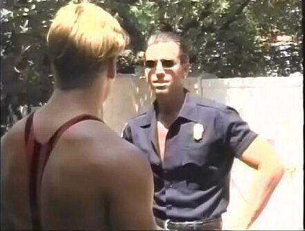 Lusty beat Tanner Reeves invited Muscle Mary Cort Stevens highjack polished with Cort'_s pecker backyard