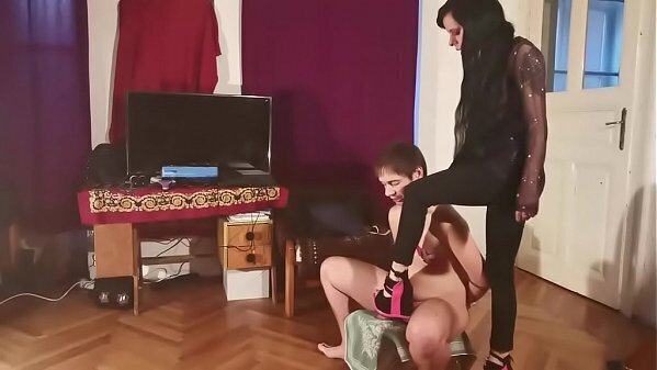 Humiliating brother spanking asskicking &amp_ boot worship