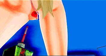 anime girl with open pussy dancing singing