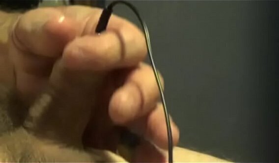 playing with urethra probe