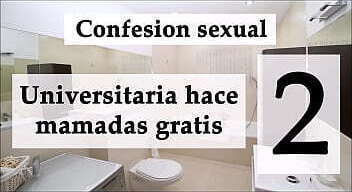 Confesi&oacute_n sexual: Ella mamando vicio Audio espa&ntilde_ol.