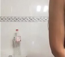 showing herself slowly