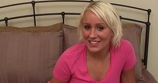 Blonde Teenager Makes First Porn