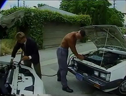 Playful ring snatcher Paul Morgan helped ethnic fellow Brad Hanson jumpstart took stiffing dick black payback