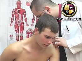 Nigel gets stripped down for his medical exam