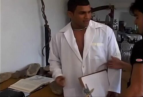 Prehistorian Alex Leite gives graduate assistant Kaio Castro some helpful hints about academic paper