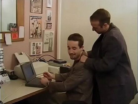 Dean Maxwell able deliver working materials time broad-shouldered boss Cole Reece with hairy chest proposed stimulate activity sucking dong