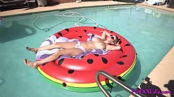 boobs blond gets fuck raft TheFoxxxLife