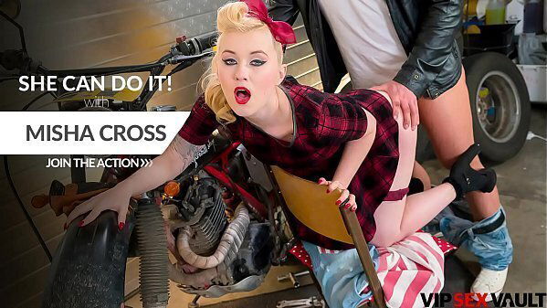 VAULT Lady Misha Cross Goes Quickie With Biker Boyfriend