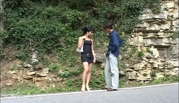 Perfect Threesome with wonderful Transexual with Huge Scene)