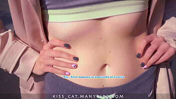 Public Agent Pickup Pizza Outdoor Sloppy Blowjob