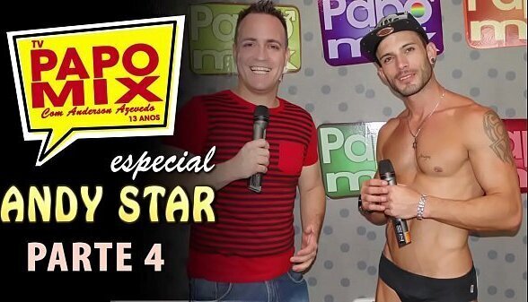#TBTPapoMix Momento intimidade safad&atilde_o Andy Star Exibido 2016 Parte Twitter:@TVPapoMix