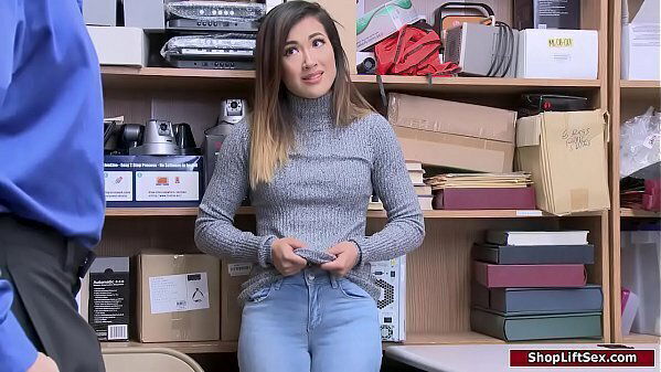 Asian thief fucked horny officer