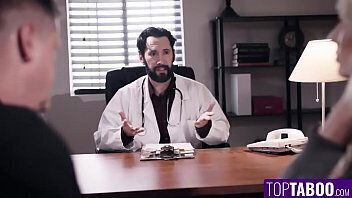 Stunning Blonde Wife Gets Seeded While Hubby Holds Hand