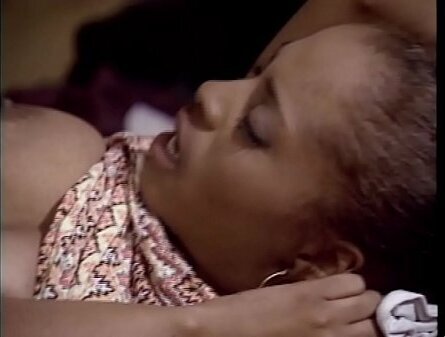 Ebony lesbians with nice breasts having