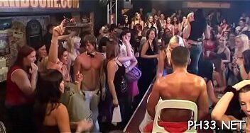 Blonde girl sucking dick with jism