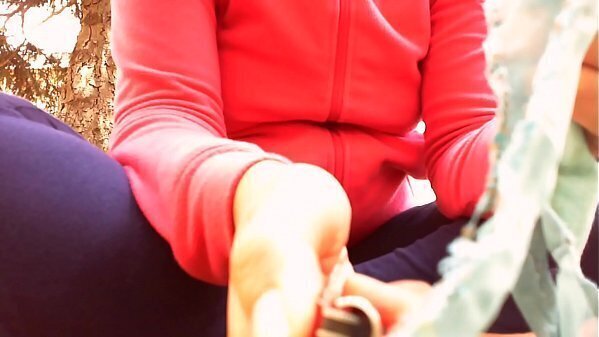 Fire play Nicoletta public garden burn sexy thong