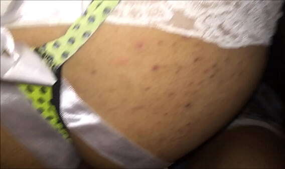 Dando cine ativo calcinha verde achada blusinha Flavia Mecanico 22112019