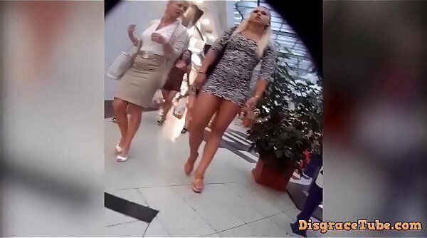hidden Huge butt teen miniskirt sexy slow motion