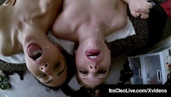 Freckle Faces It'_s Cleo &amp_ Annie Knight Double Team Cock!