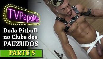 #PapoPriv&ecirc_ - No Clube dos Pauzudos, PapoMix mede tamanho do pau do stripper Dod&ocirc_ Pitbull - Parte 5 - Final - WhatsApp PapoMix (11) 94779-1519